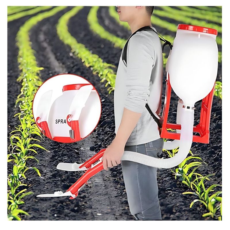 GENERICO - Mochila Fertilizadora Abonadora Manual de 20 Litros