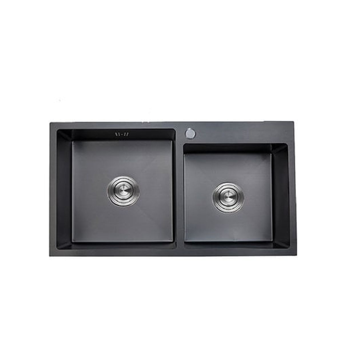 XM - LAVADERO DE COCINA 2 POZAS NEGRO UD01-8245