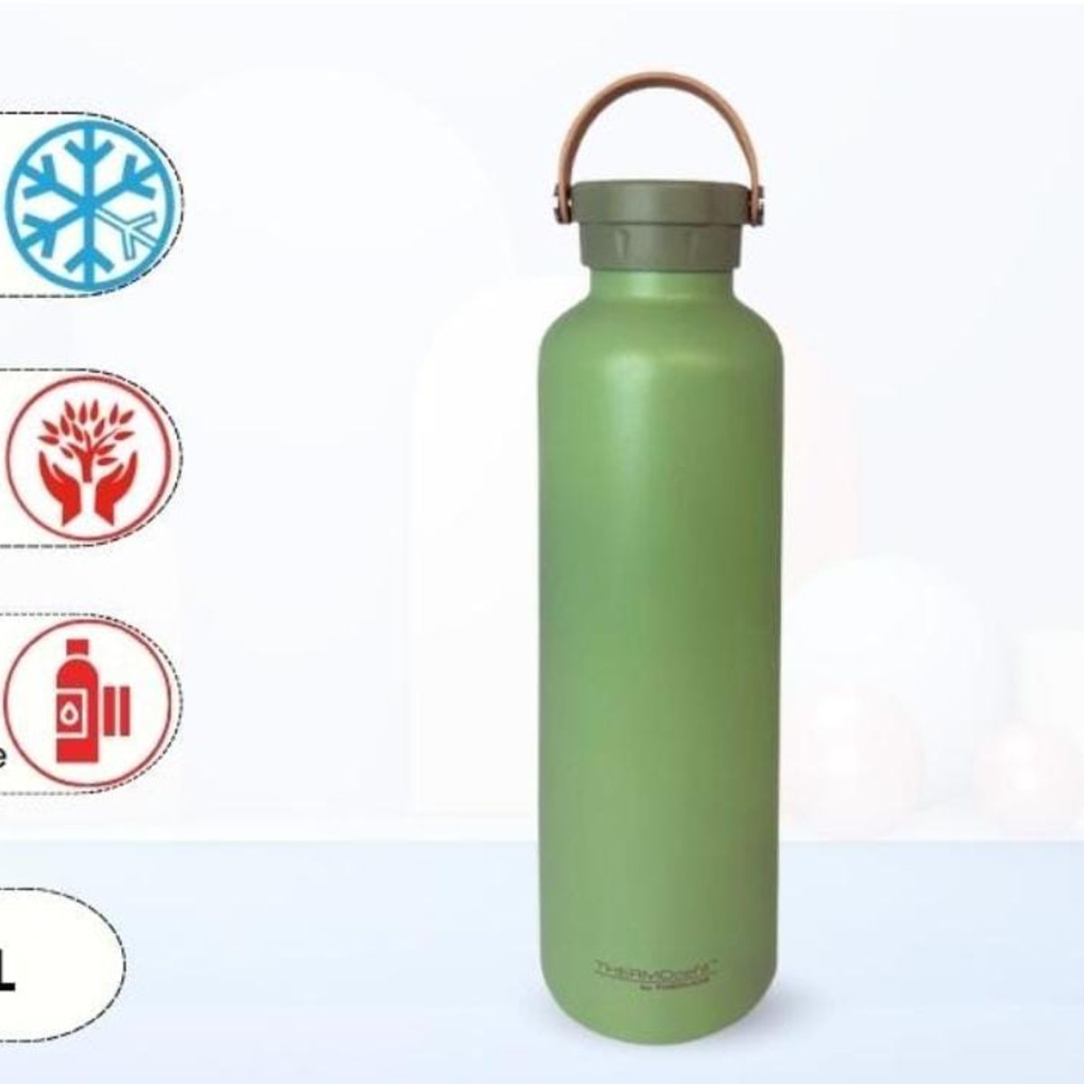 THERMOS - Botella De A cero 1Lt Swingo Verde THERMOS