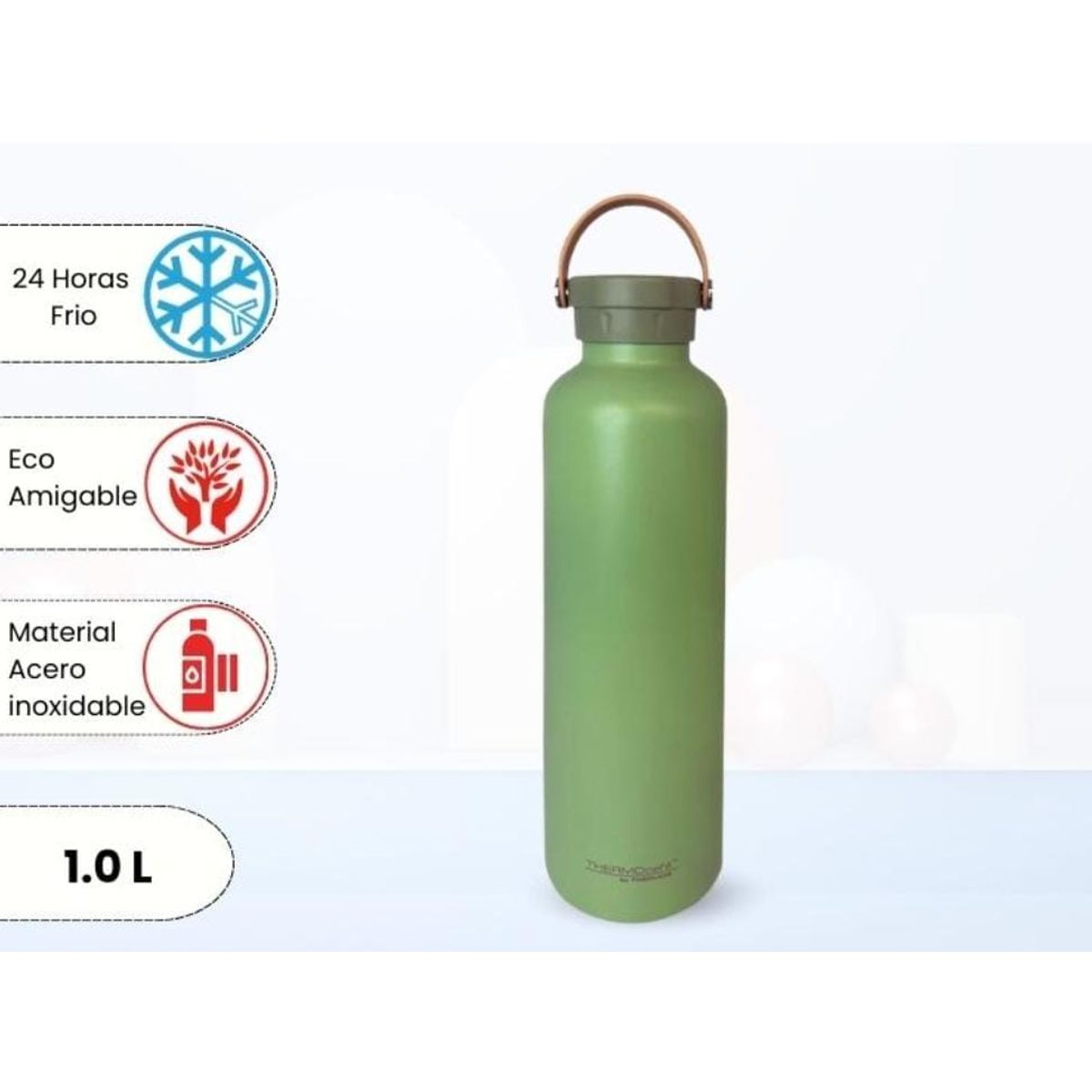 THERMOS - Botella De A cero 1Lt Swingo Verde THERMOS