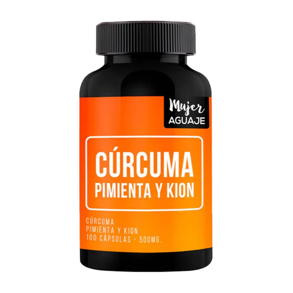 MUJER AGUAJE - Cúrcuma, Pimienta y Kion 500 mg Mujer Aguaje