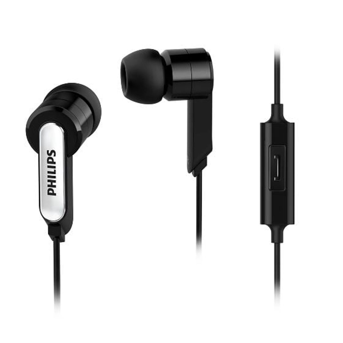 PHILIPS - Audífonos Philips SHE1405 con Micrófono Negro