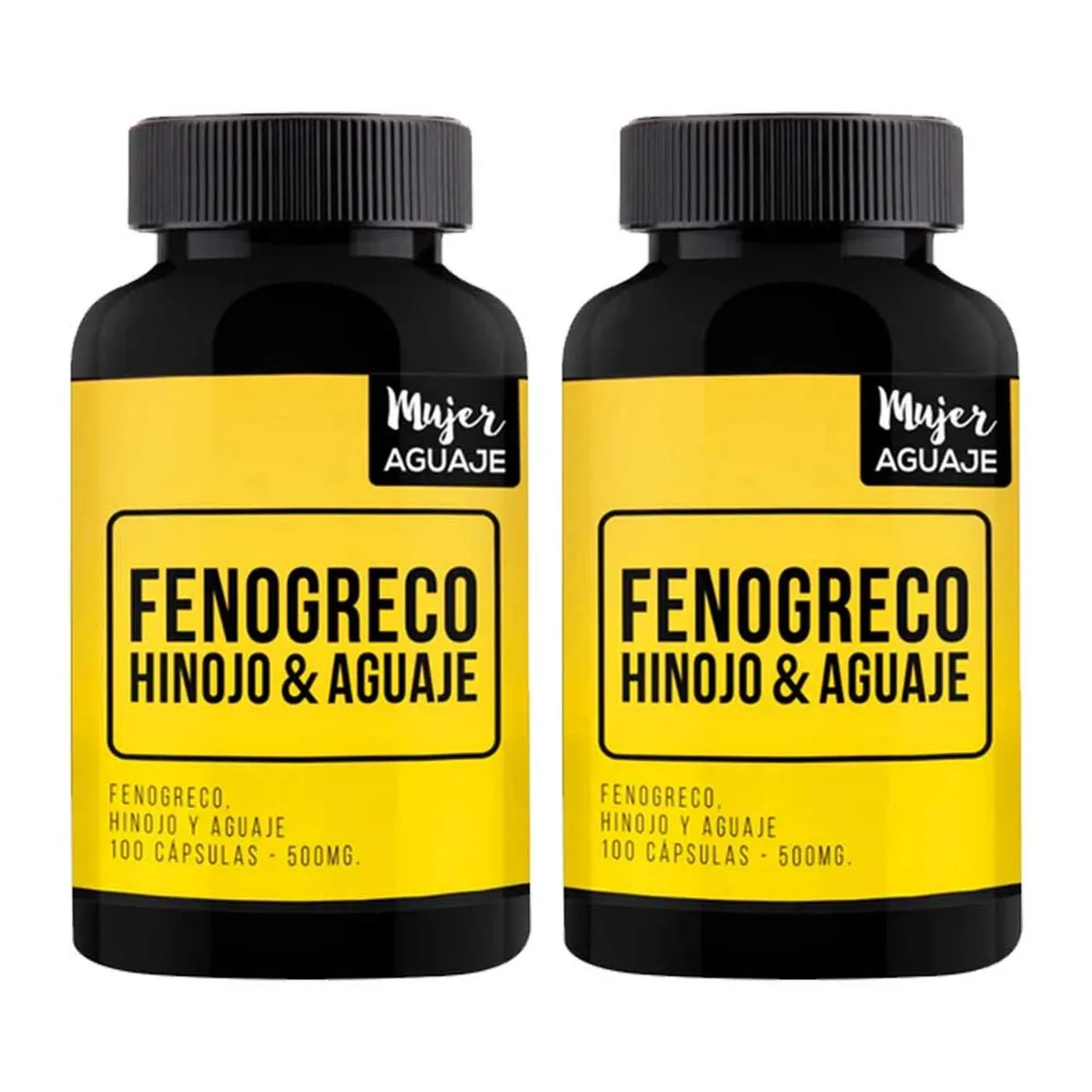 MUJER AGUAJE - Fenogreco, Hinojo y Aguaje 500 mg Mujer Aguaje Pack x 2