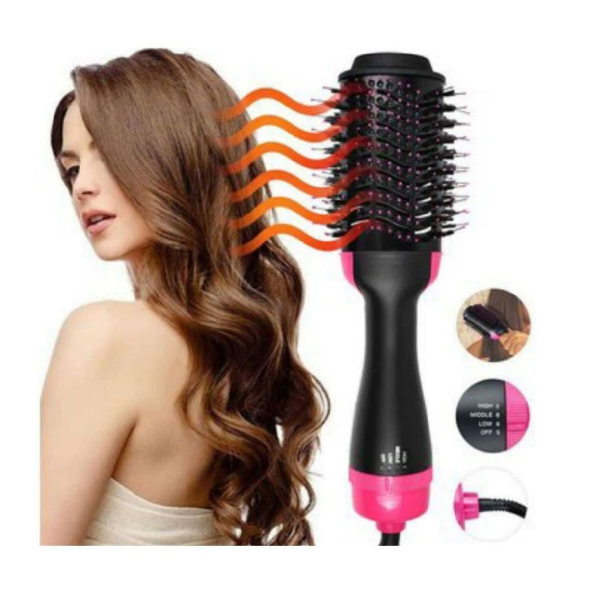 GENERICO - Secador Alisador y Ondulador One Step 2 en 1