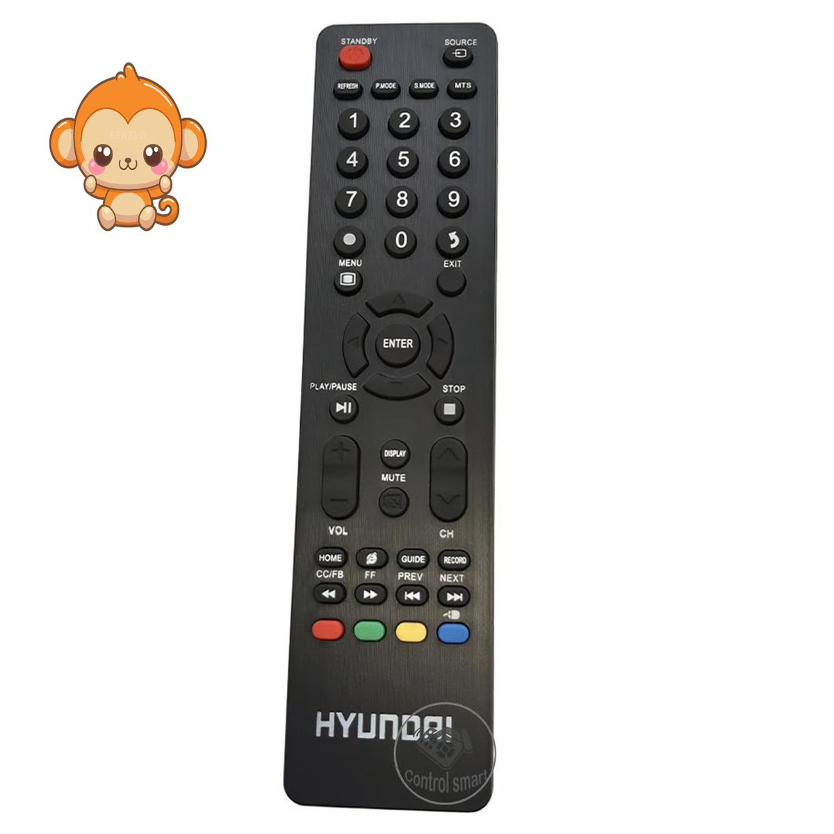 UNIVERSAL - Control Remoto Hyundai Para Smart Tv Nueva Versión  Pilas