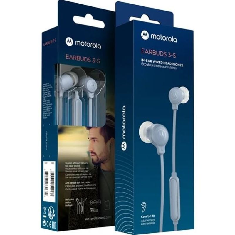 MOTOROLA - Audífonos Motorola IN EAR Wired C-Micro Earbuds 3-S - Plomo