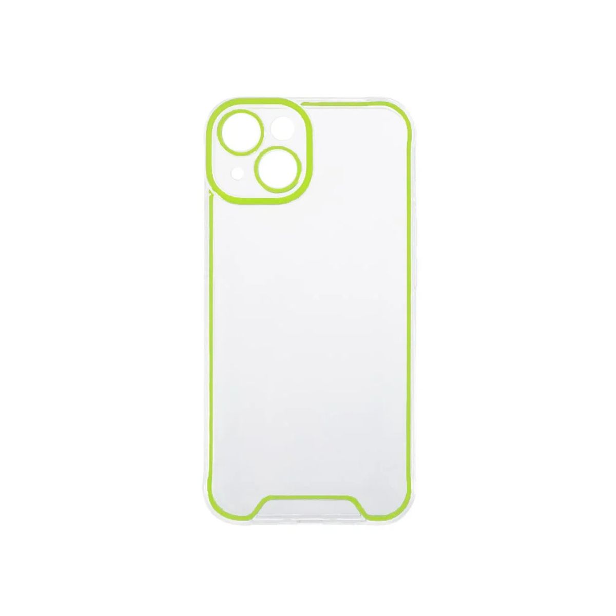 OEM - Case Compatible con iPhone 15 Light Green Fotoluminicente