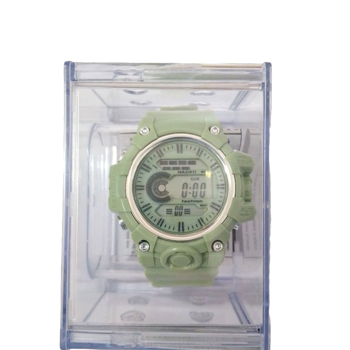 GENERICO - Reloj digital deportivo mujer - Verde