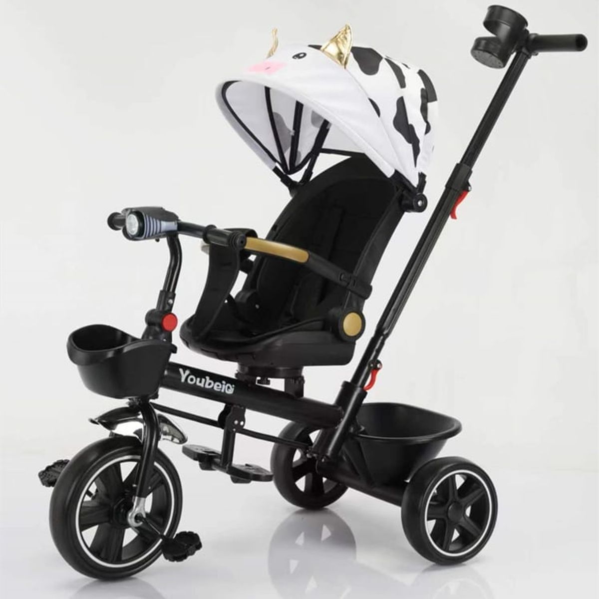 GENERICO - Triciclo de niño y niña con asiento giratorio