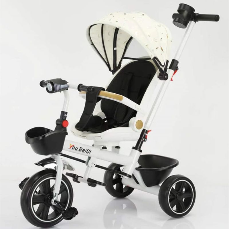 GENERICO - Triciclo de niño y niña con asiento reversible