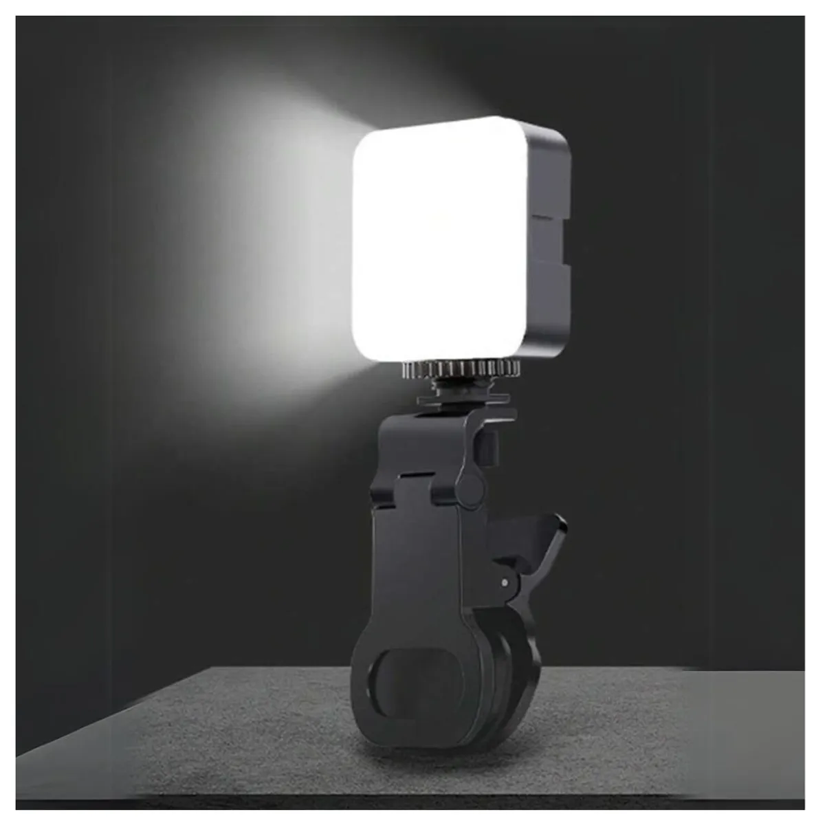 IMPORTADO MC - Mini luz LED con Clip para selfies para Celular Tablet Laptop y Cámara