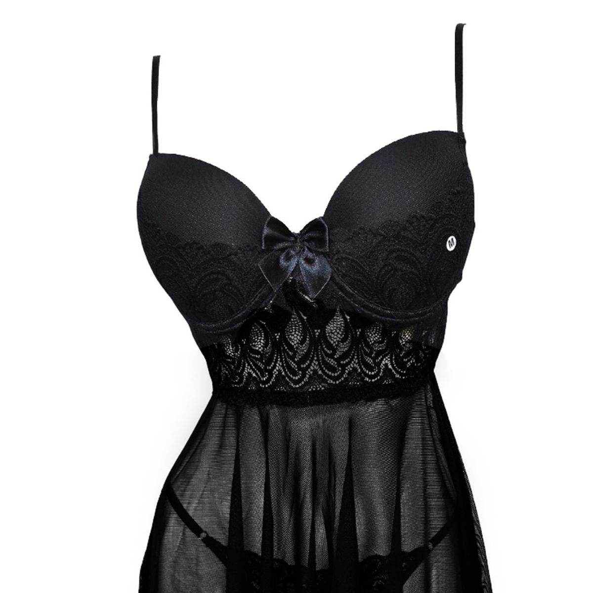 GENERICO - Babydoll hilo regulable Lencería fina