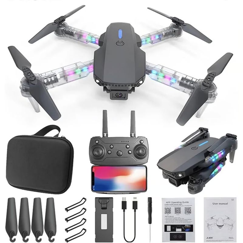 GENERICO - Mini Dron Profesional E99 MAX Camara HD