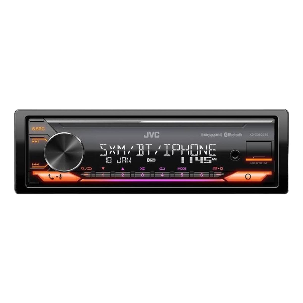 GENERICO - AUTORADIO 1DIN JVC  KD-X380BTS  BT-USB-AUX