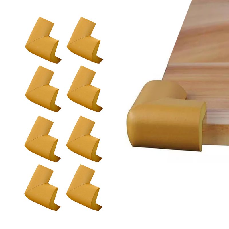 GENERICO - Protector de Esquinas Goma Antigolpes Beige