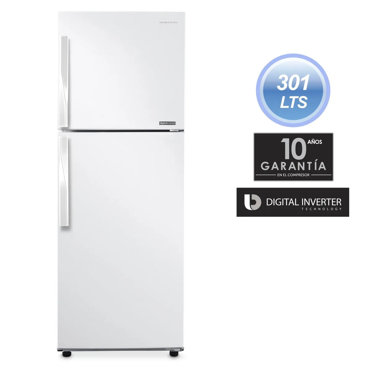 SAMSUNG - Refrigeradora RT29FAJHDWW/PE 302 lt