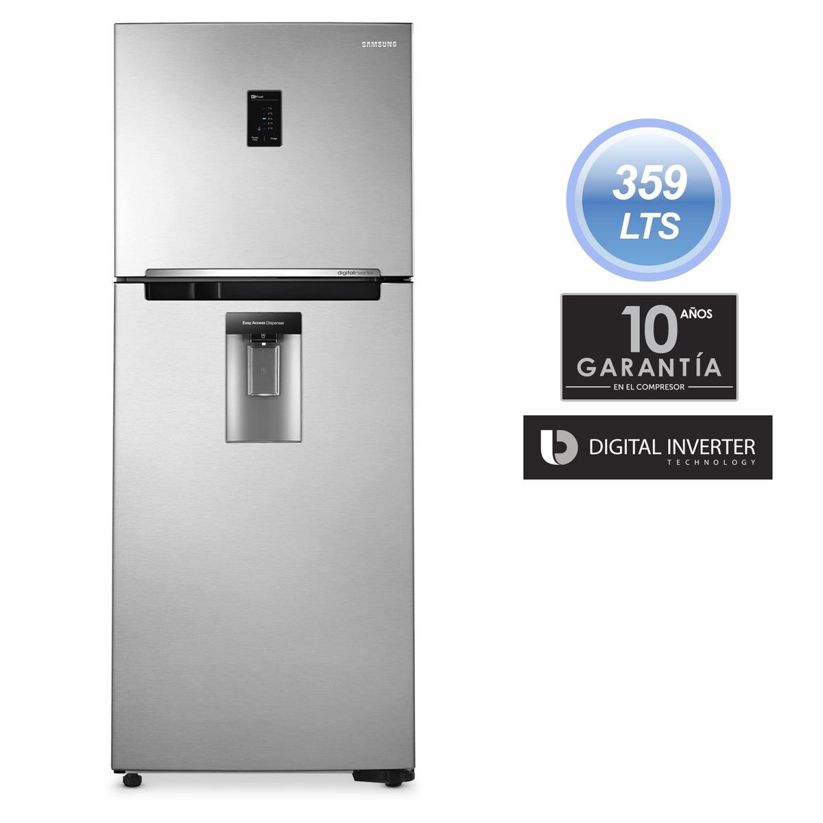 SAMSUNG - Refrigeradora 359 lt. RT35FEAJDSL/PE Silver