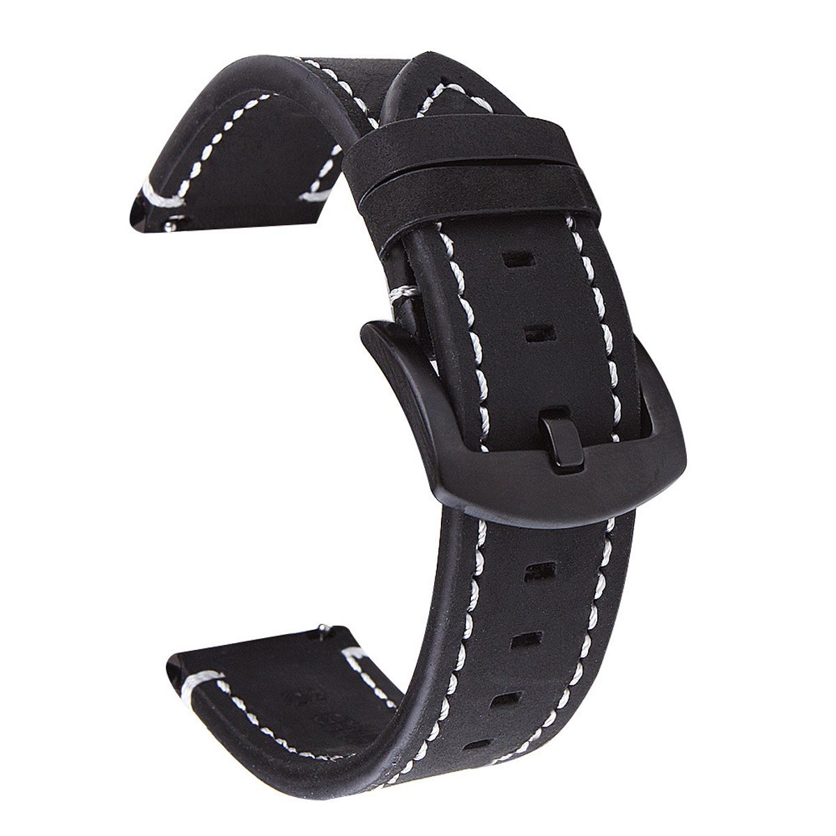 GENERICO - Correa Cuero para XIAOMI WATCH S3 - Negro