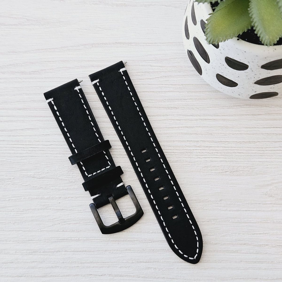 GENERICO - Correa Cuero para XIAOMI WATCH S3 - Negro