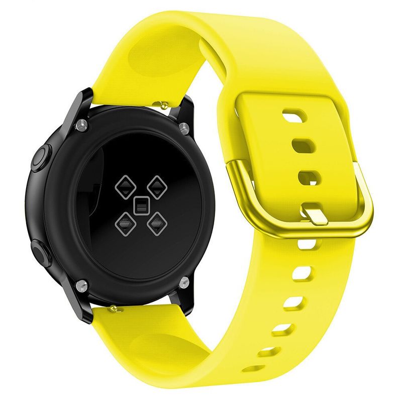 GENERICO - Correa Silicona Liso para XIAOMI WATCH S3 - Amarillo