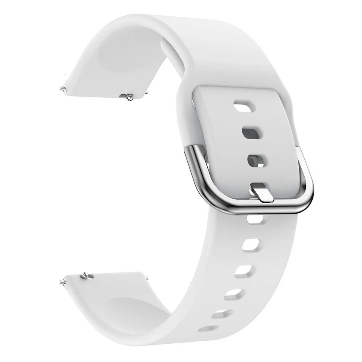 GENERICO - Correa Silicona Liso para XIAOMI WATCH S3 - Blanco