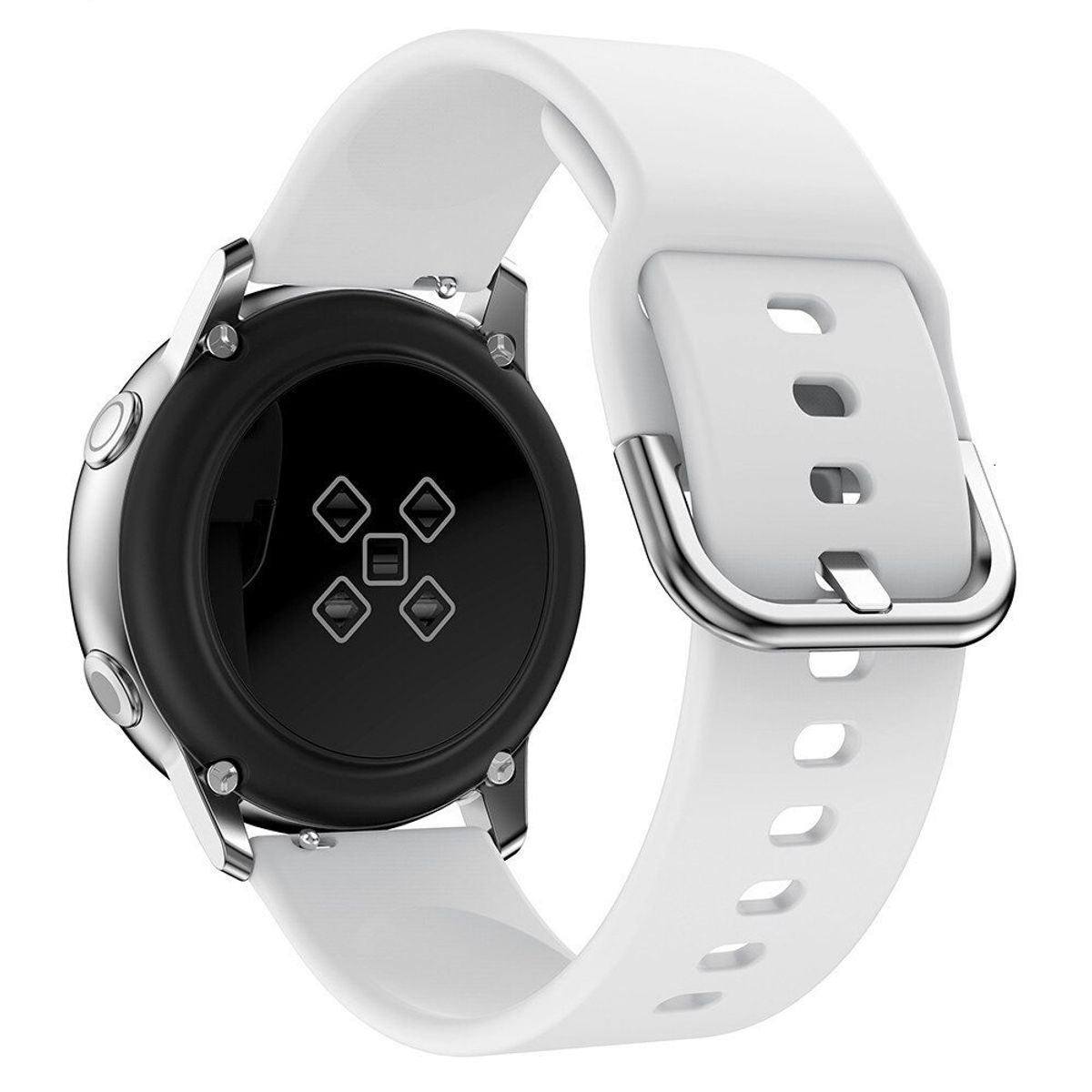 GENERICO - Correa Silicona Liso para XIAOMI WATCH S2 - Blanco