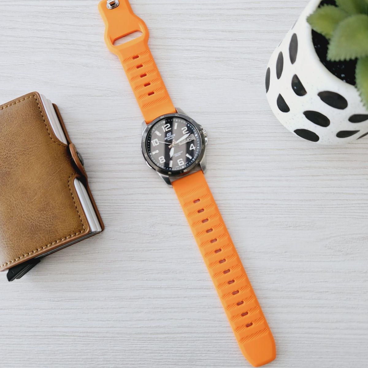 GENERICO - Correa Silicona SPG para XIAOMI WATCH S3 - Naranja