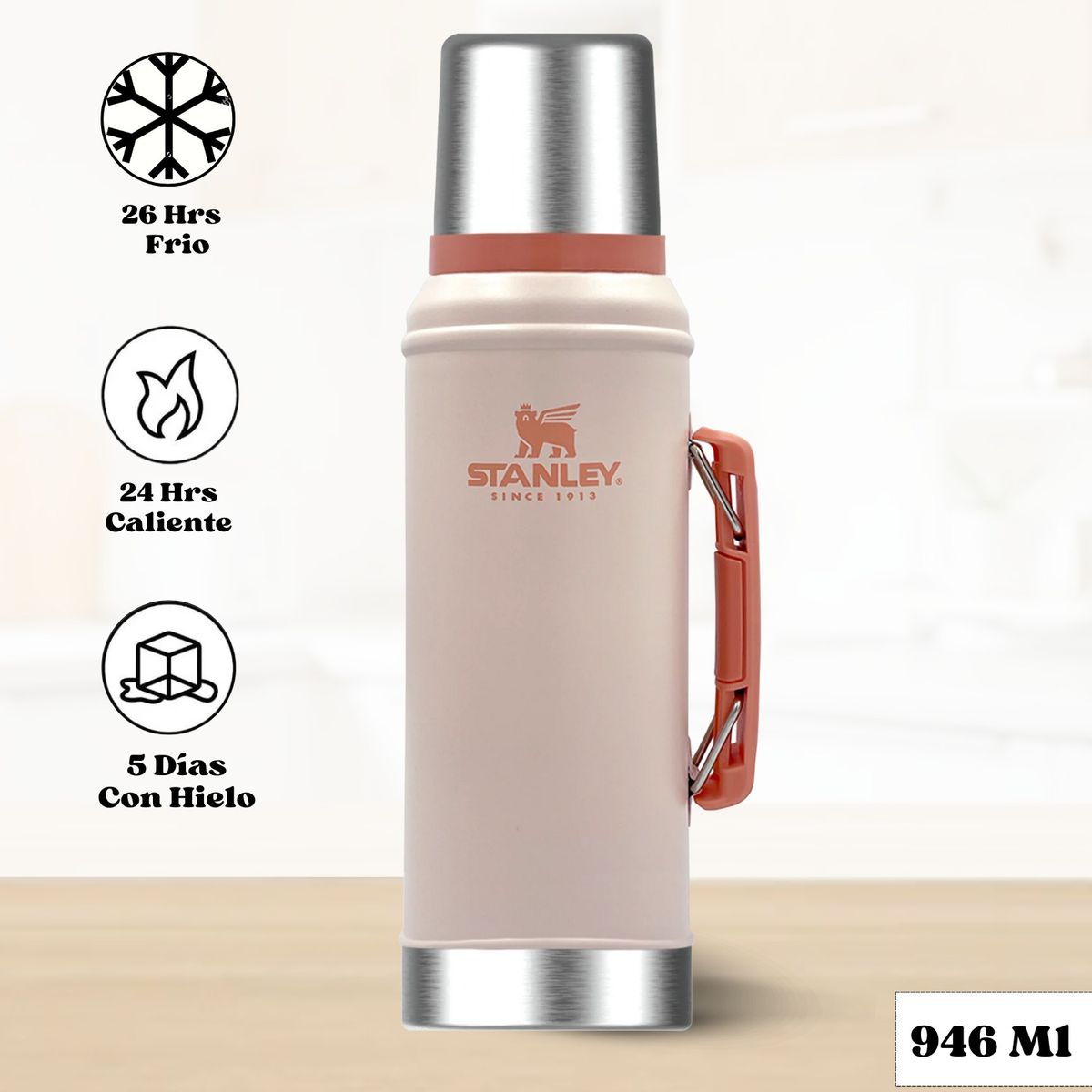 STANLEY - Termo de Bebida Stanley Classic  Limestone 946 Ml