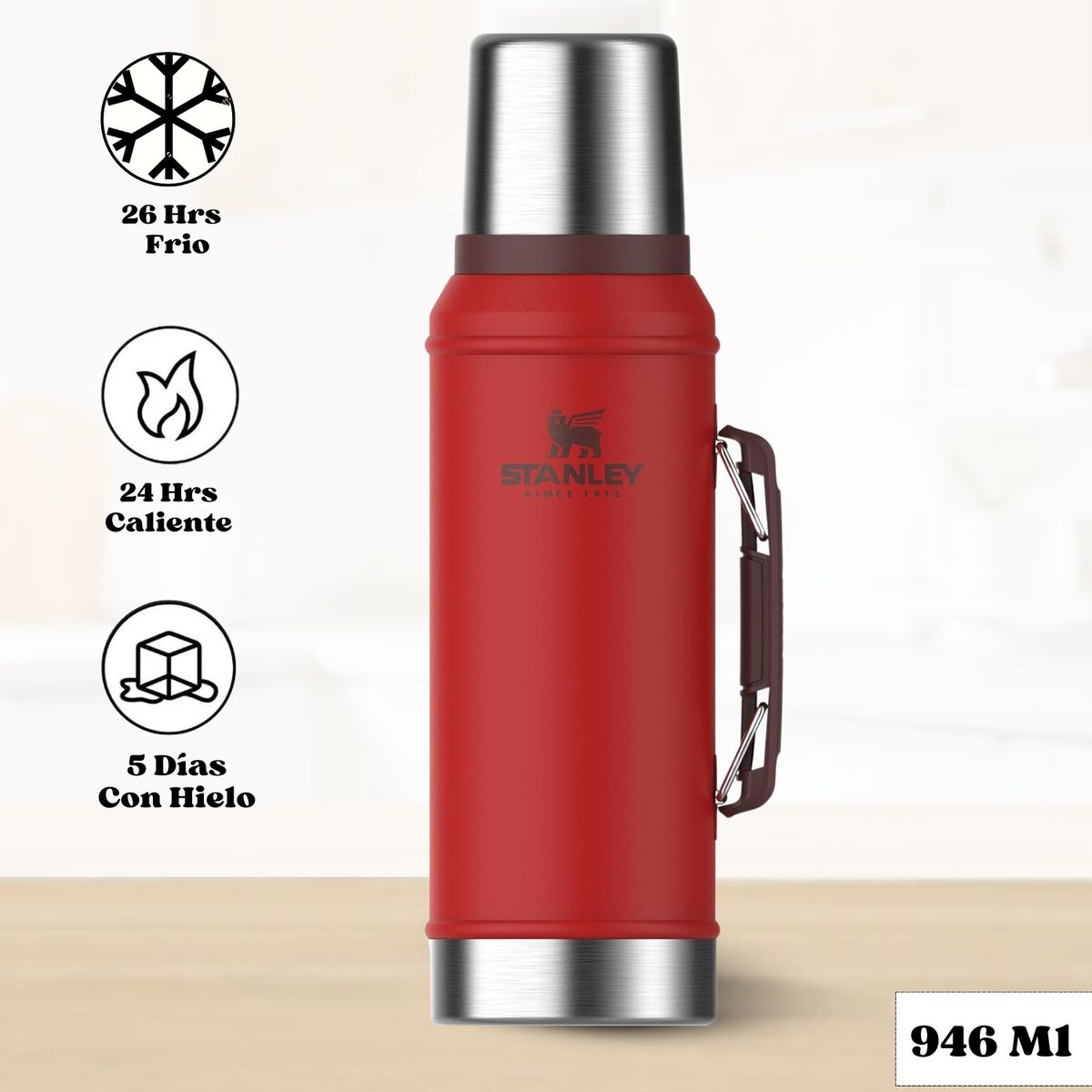 STANLEY - Termo de Bebida Stanley Classic Lava 946 Ml