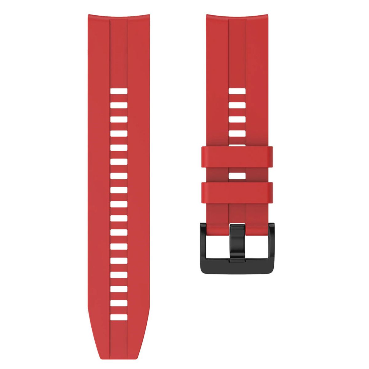 GENERICO - Correa Silicona Sport 2 para XIAOMI WATCH S3 - Rojo
