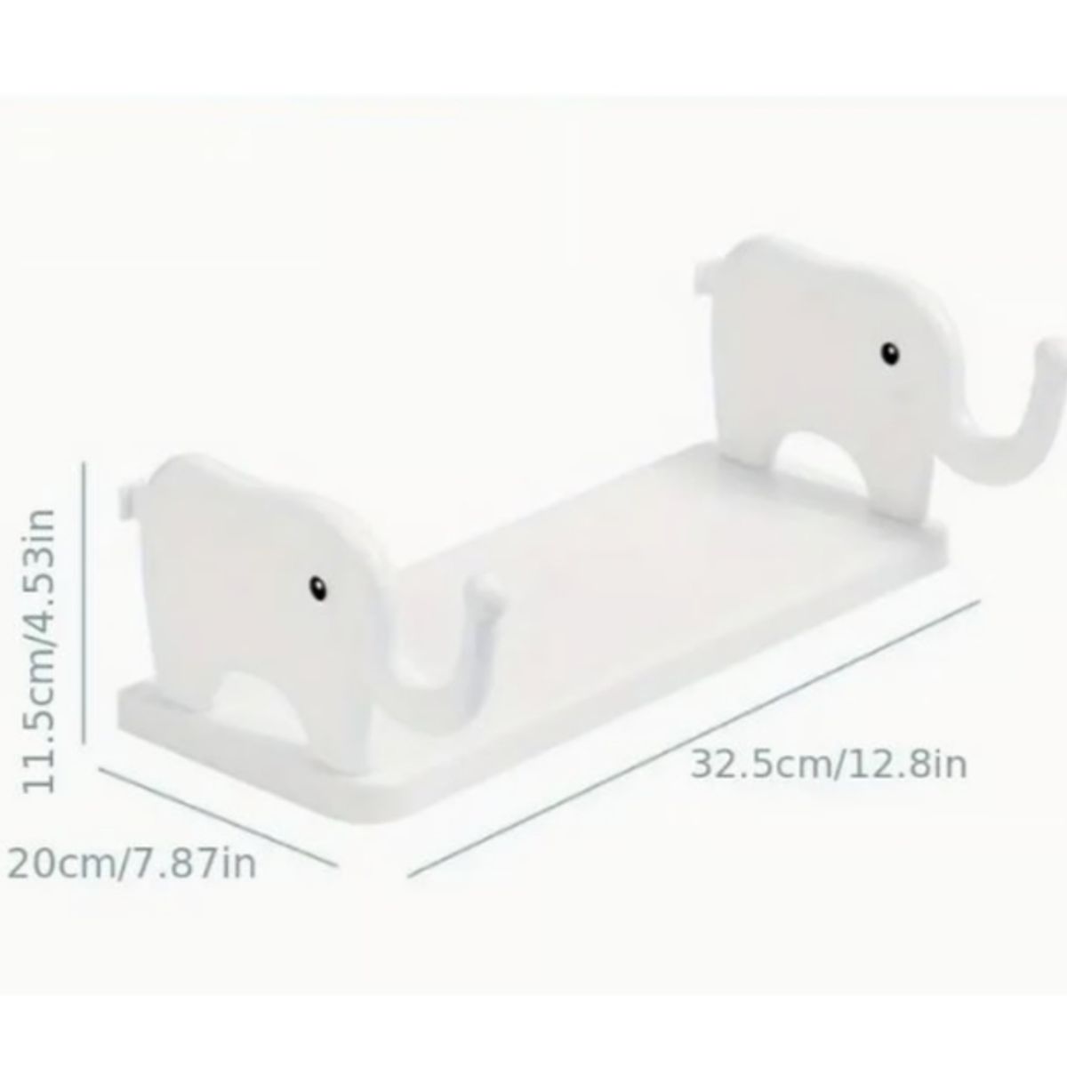 GENERICO - REPISA DE PLASTICO DECORATIVA - GRIS - DIA DEL NIÑO