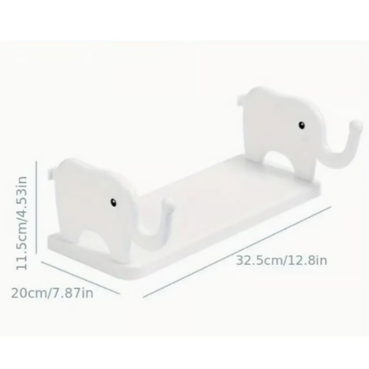 GENERICO - REPISA DE PLASTICO DECORATIVA - GRIS - DIA DEL NIÑO