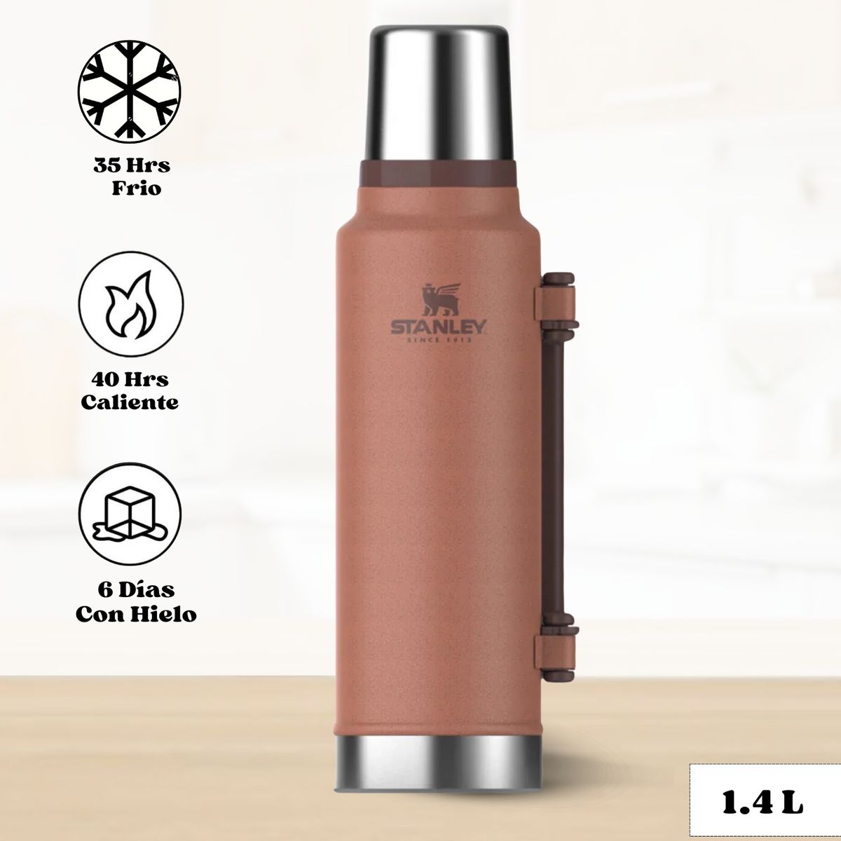 STANLEY - Termo de Bebida Stanley Classic Clay 1.4 L