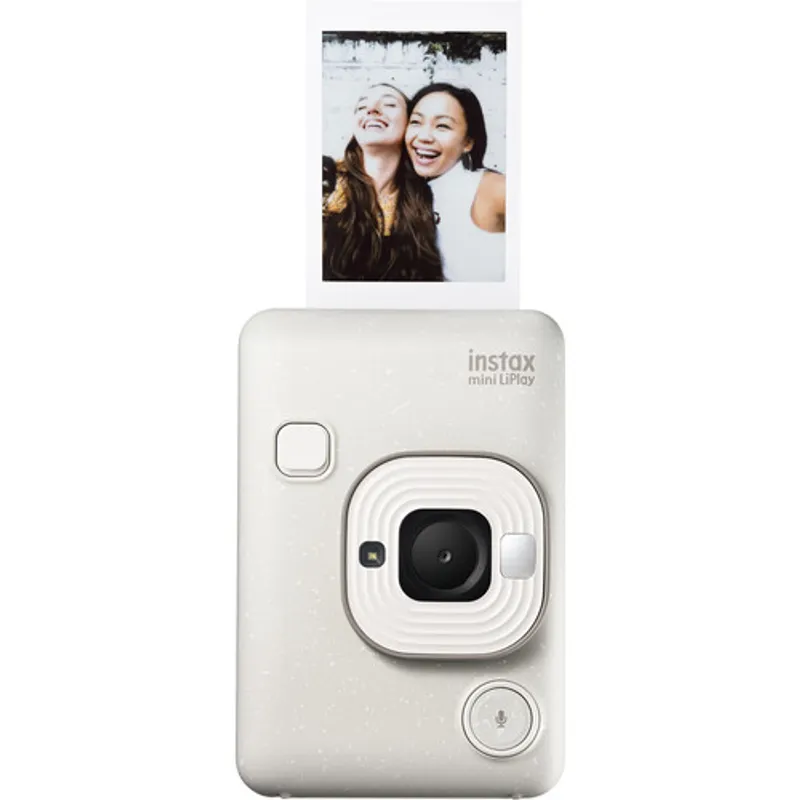 FUJIFILM - Fujifilm Instax Mini LiPlay Cámara instantánea híbrida -Blanco brumoso