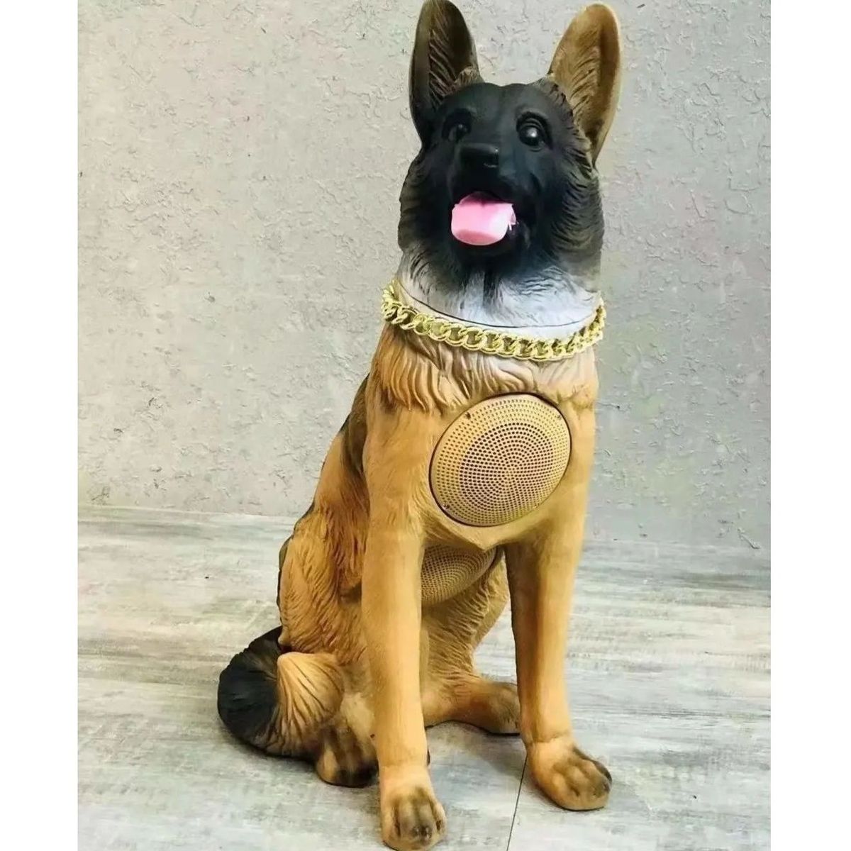 OEM - Parlante Diseño PASTOR ALEMAN Bluetooth soporta microfono