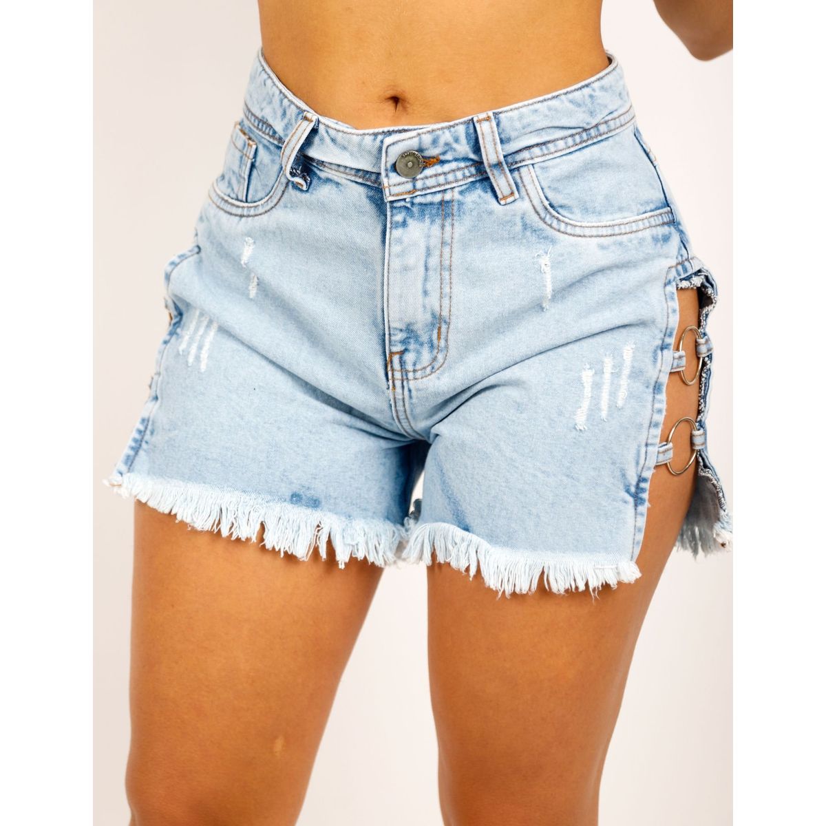 BENCUS JEANS - Short Jean Mujer Argolla