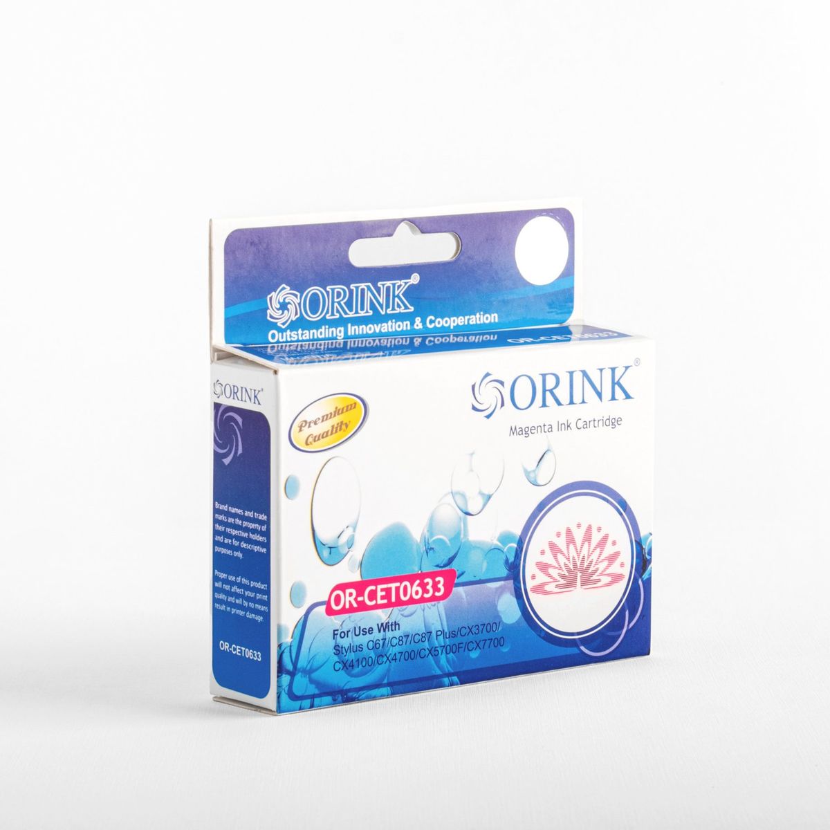 GENERICO - Cartucho de tinta Compatible ORINK CET 063 3 Rojo Magenta