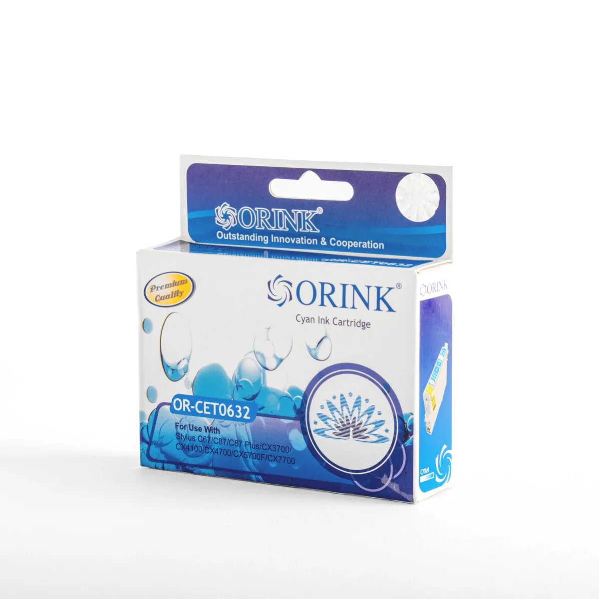 GENERICO - Cartucho de tinta Compatible ORINK CET 063 2 Azul Cyan