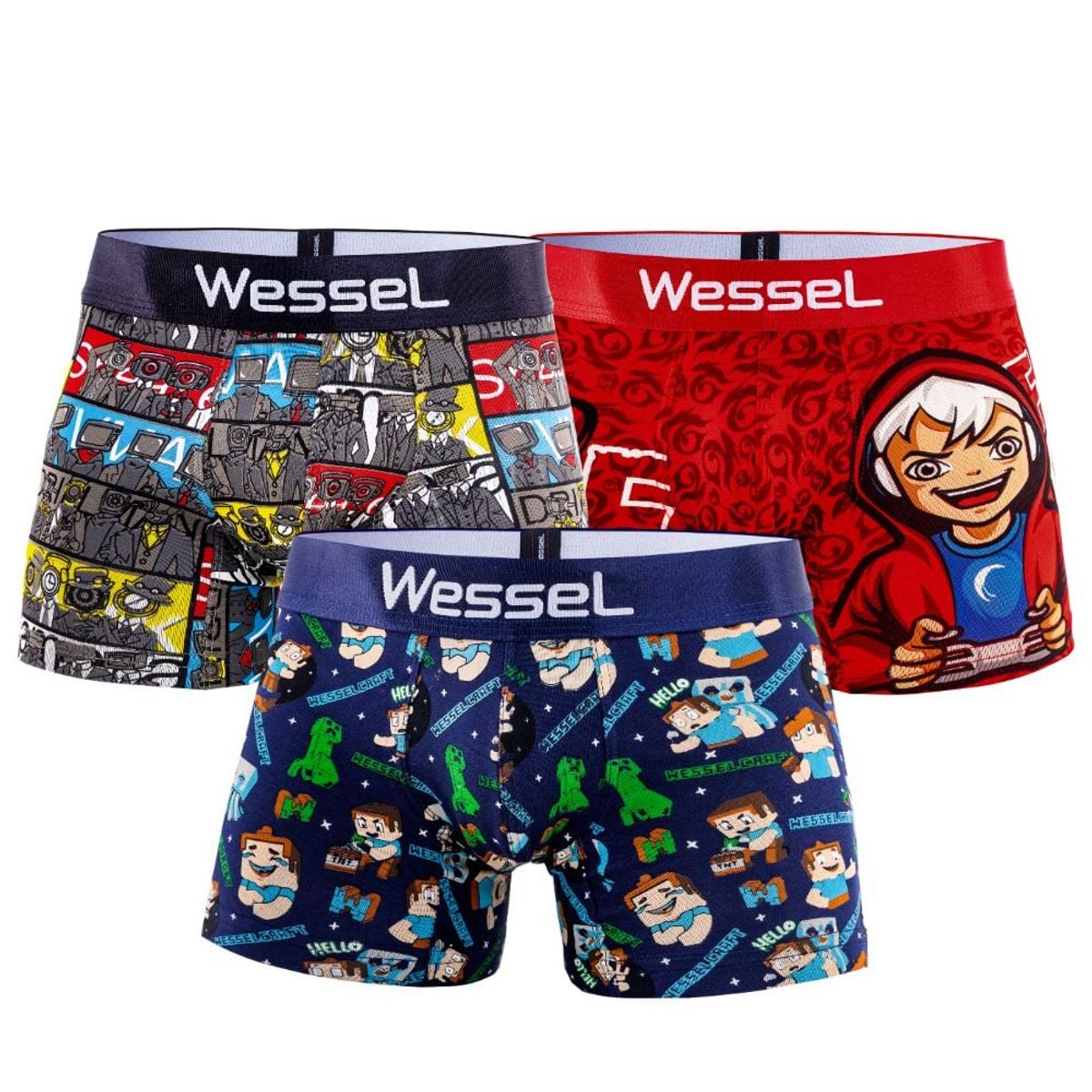 WESSEL - BOXER KIDS PACK W2 X3