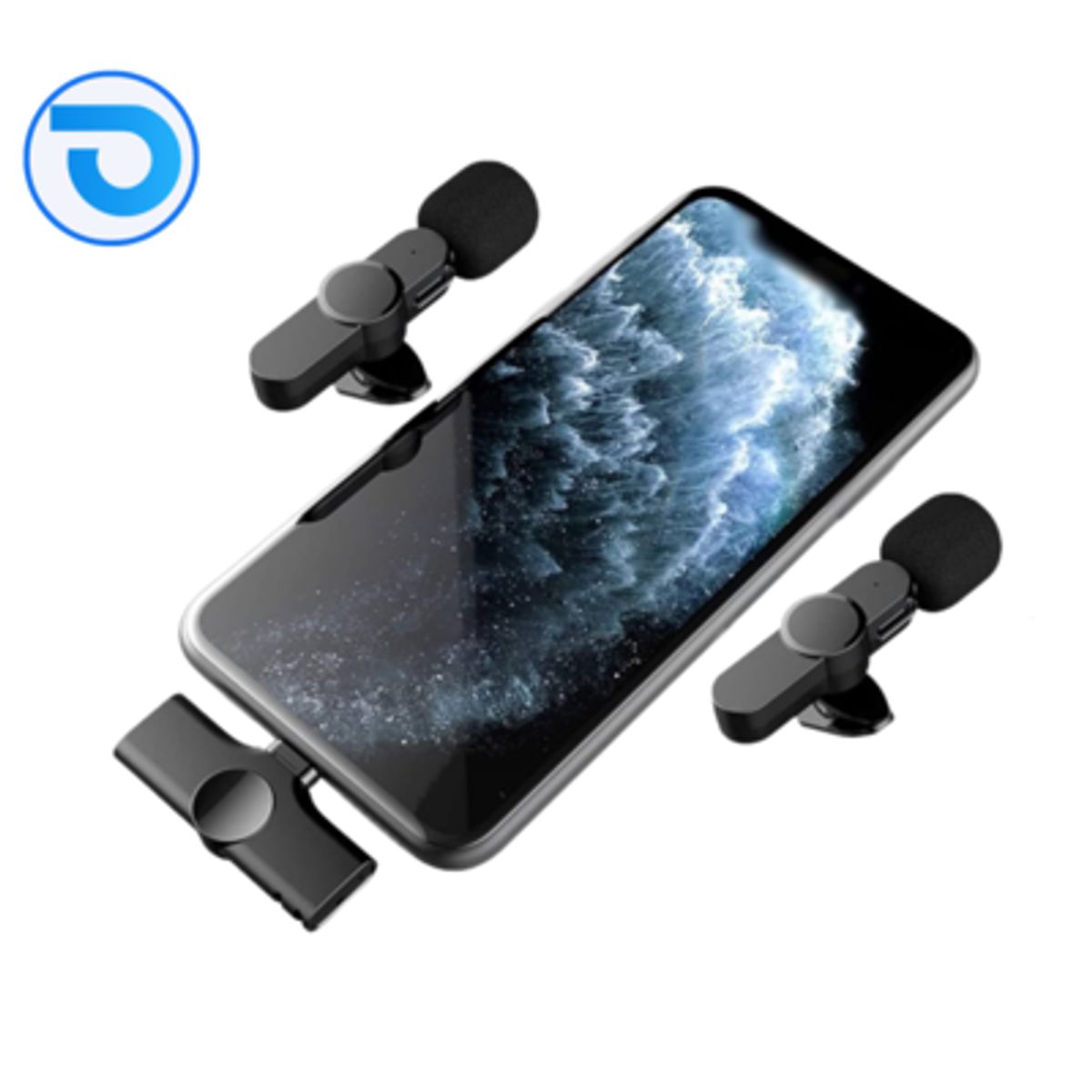 GENERICO - Micrófono Inalámbrico K11 Dual Lighting para Iphone