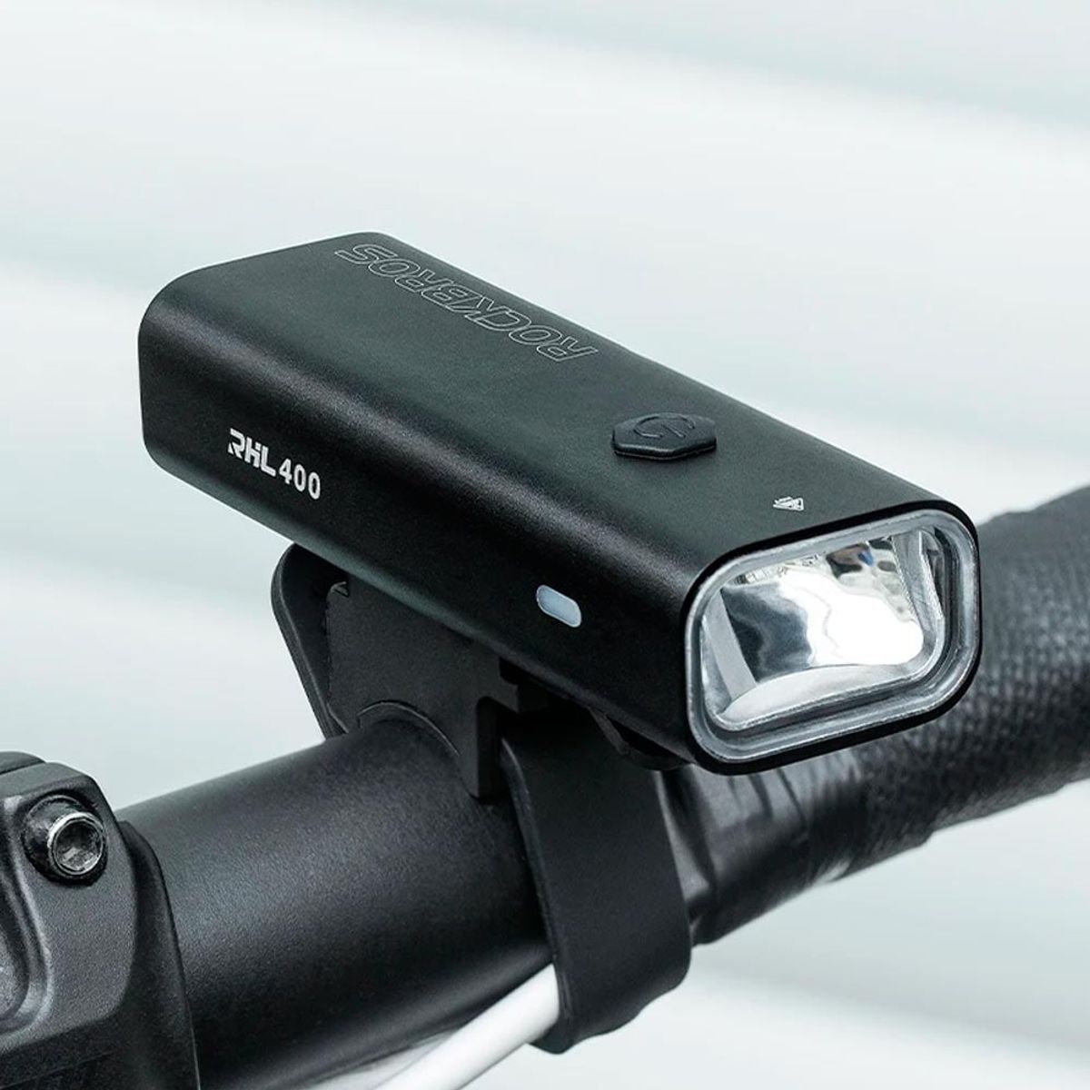 ROCKBROS - Luz delantera de 400 Lum Recargable Rockbros