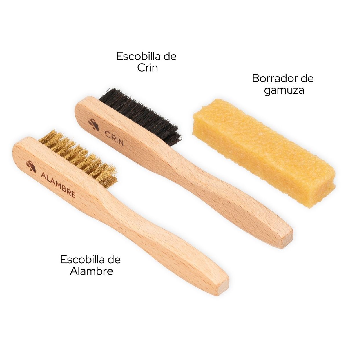 TABAZ&CARTERAZ - Kit Gamuza para limpieza de zapatillas y zapatos