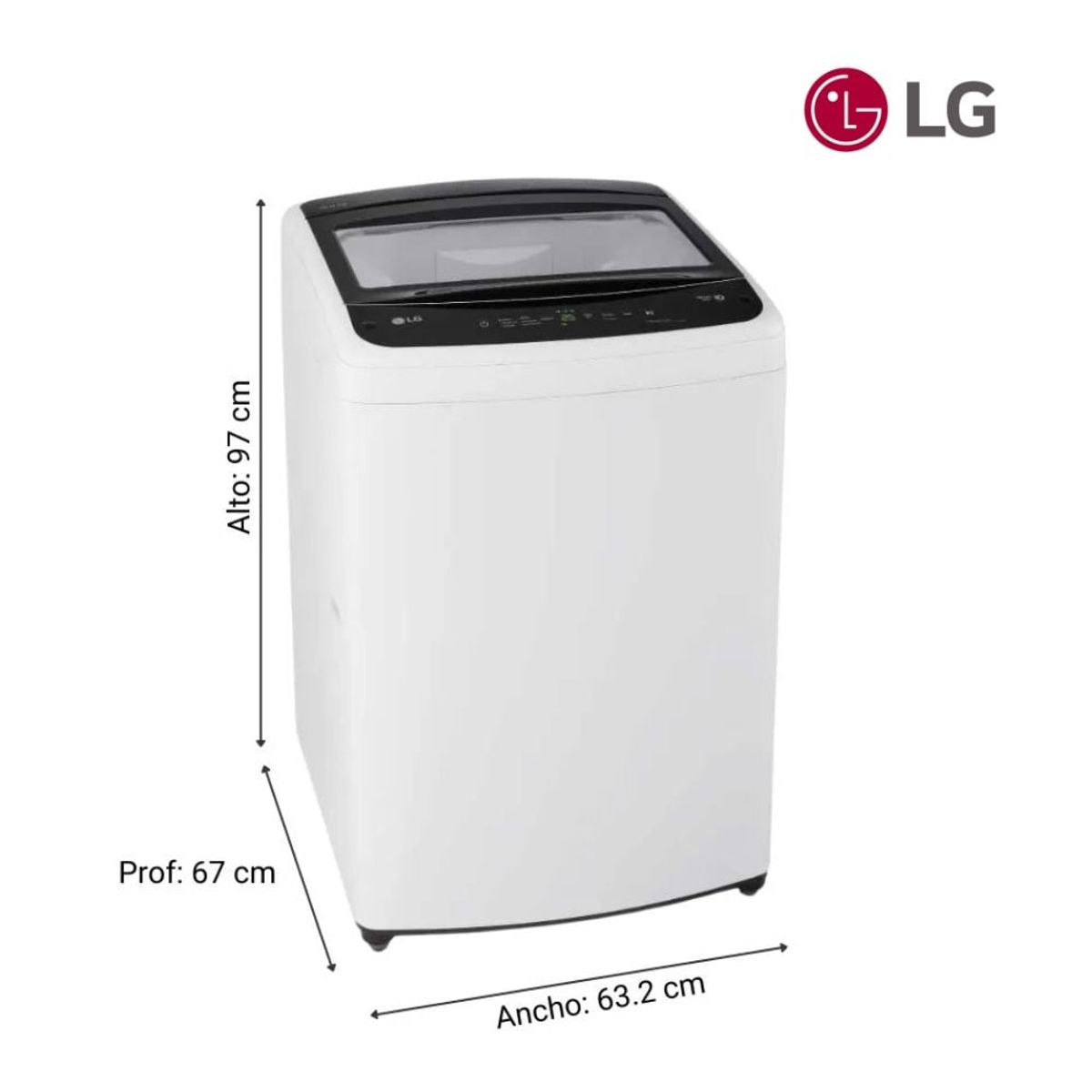 LG - Lavadora LG 16kg WT16WVTB Blanco