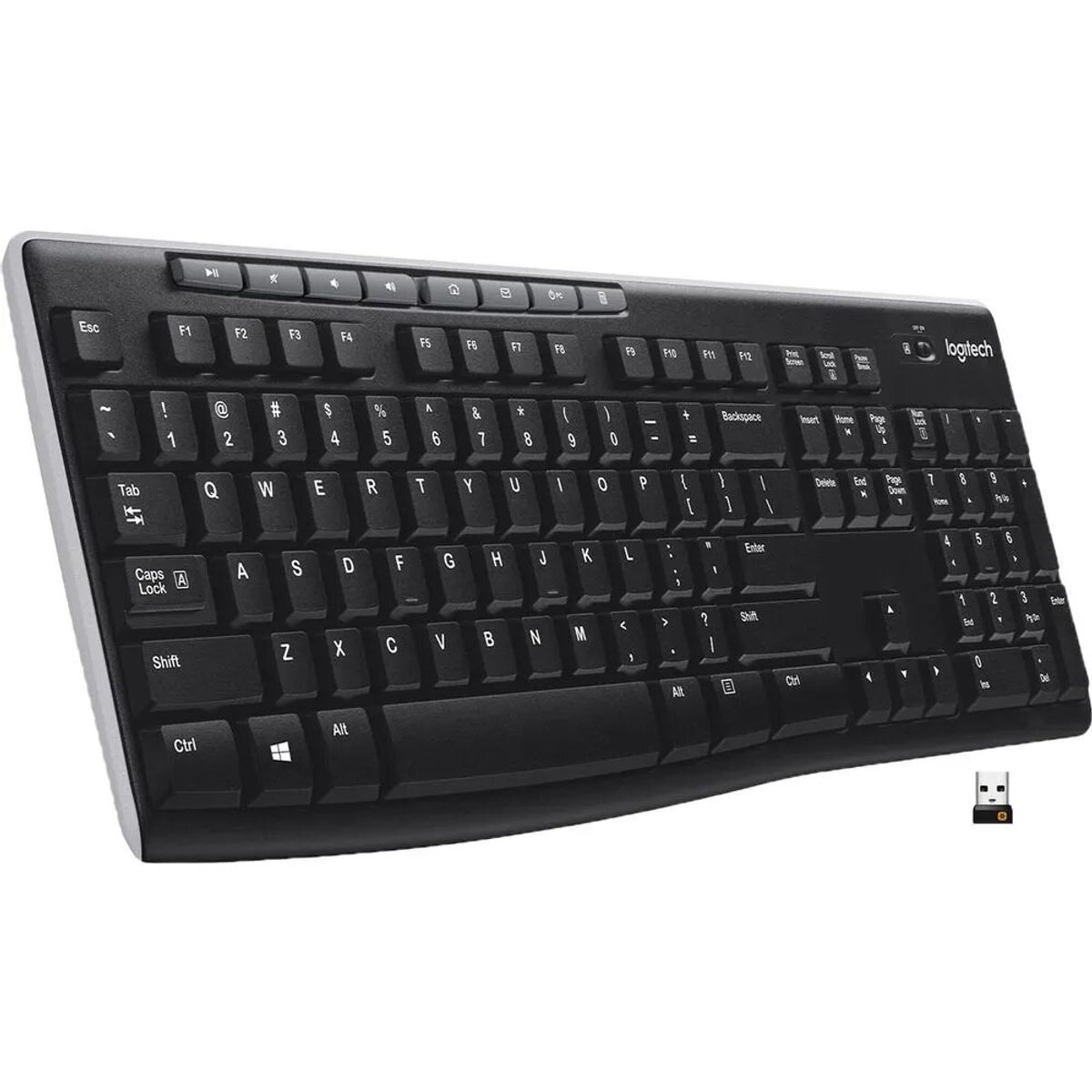 LOGITECH - TECLADO LOGITECH WIRELESS MOD K270 BLACK 920-004426