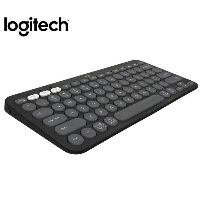 LOGITECH - TECLADO LOGITECH PEBBLE KEYS 2 K380S GRAPHITE SP (920-011783)