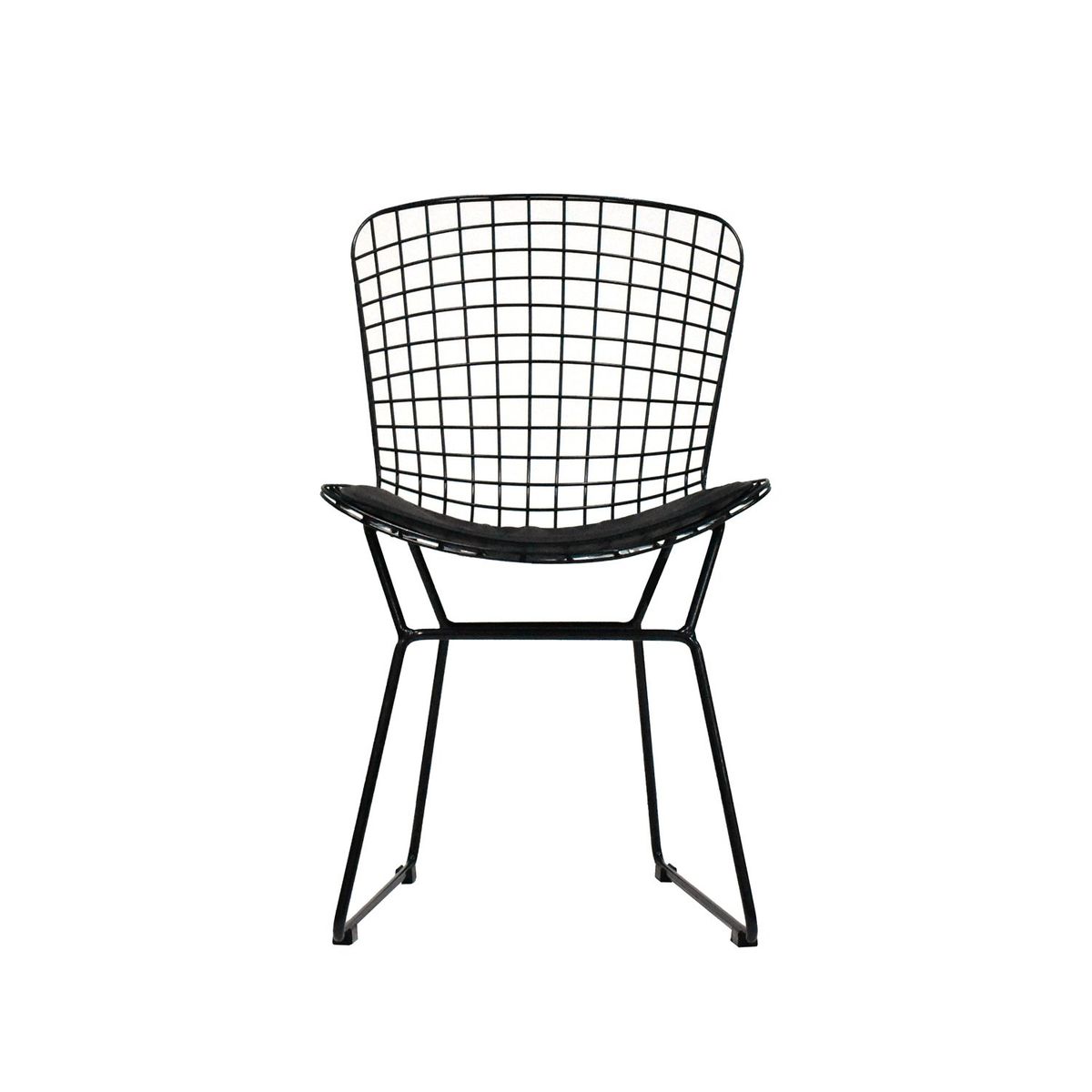 BONNO - Silla de Diseño Bertoia II Negro Bonno