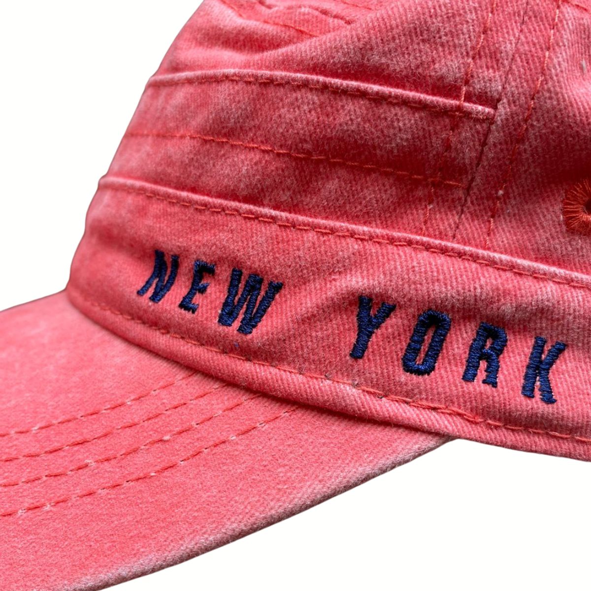 KAST PE - Gorra Carbonera unisex Modelo Washed - Coral