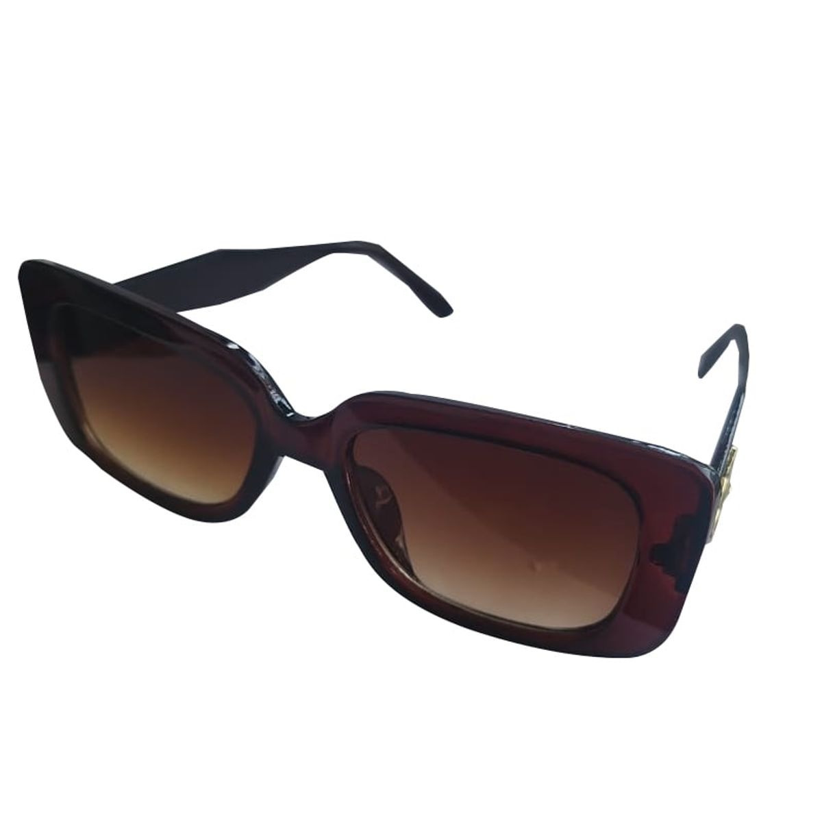 GENERICO - Lentes de sol retro vintage gafas aesthetic Ferxxo Marrón