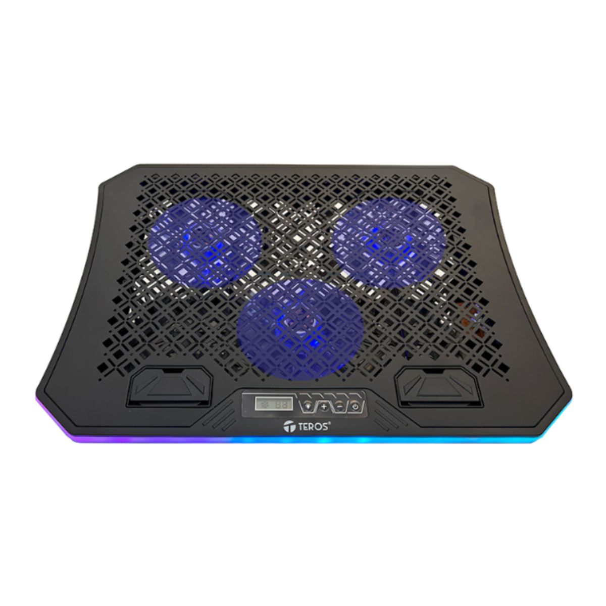 TEROS - COOLER TEROS PARA LAPTOP CON 3 VENTILADORES RGB - TE7130