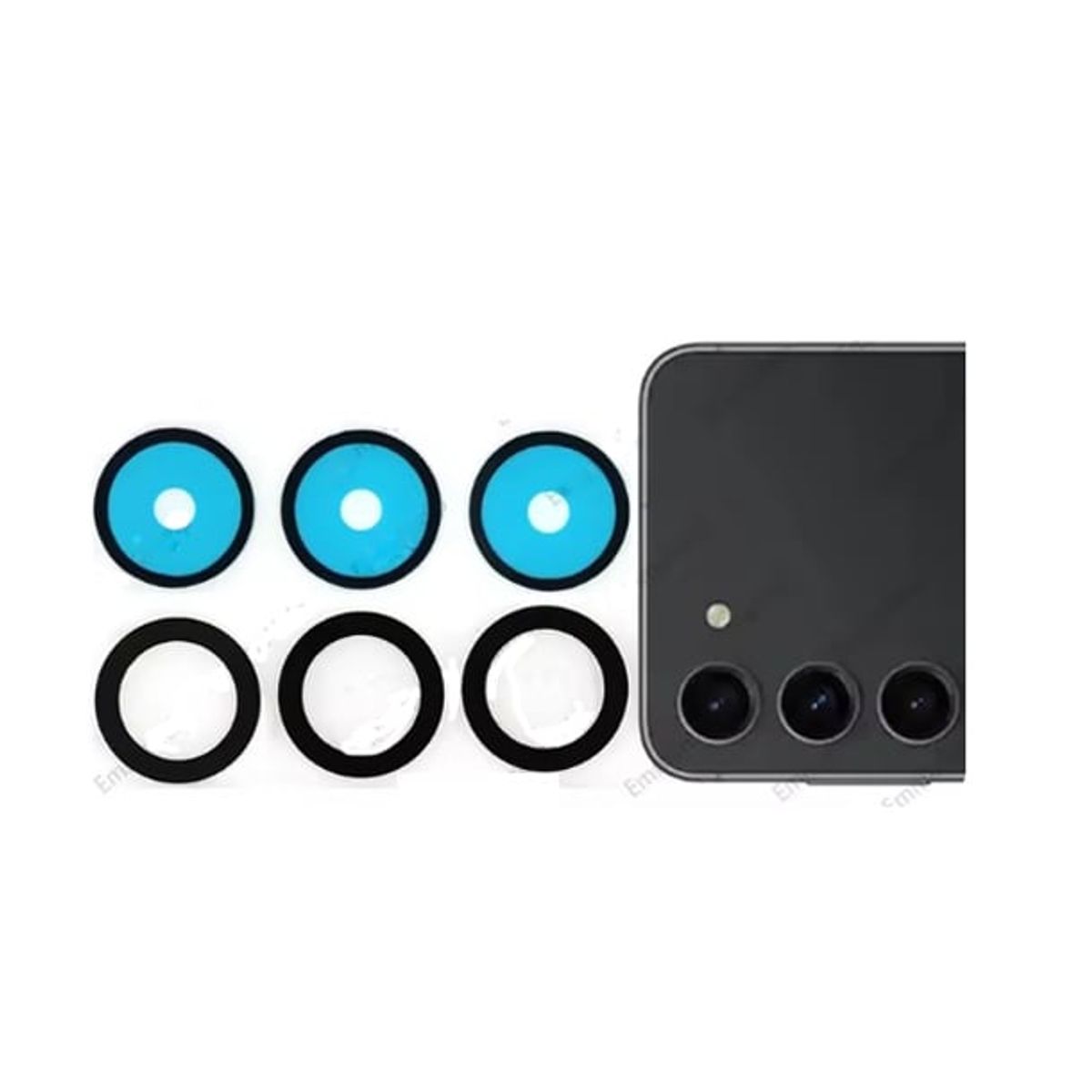GENERICO - Repuesto lente Vidrio de cámara Samsung S23 y S23 Plus